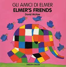 Gli Amici Di Elmer (bilingual: English & Italian) (board book)